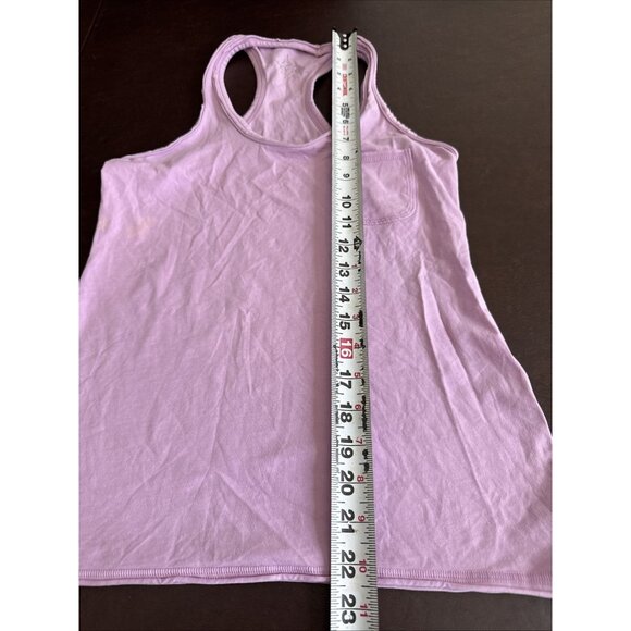 Nancy Rose Performance Lilac Racerback Tank Top Size 4 Pima Cotton Blend  Lycra - Picture 7 of 9